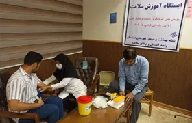 اساتید و دانشجویان دانشکده کشاورزی دشتستان به پویش ملی دیابت و فشارخون پیوستند